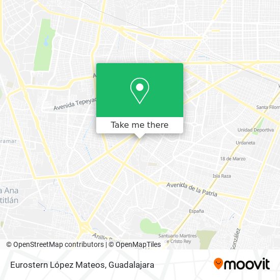 Eurostern López Mateos map