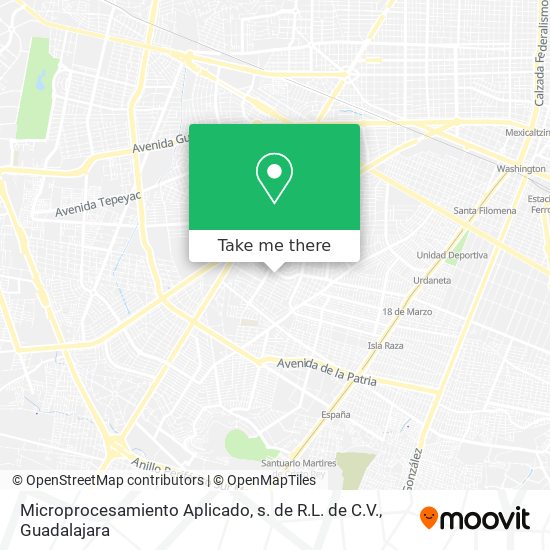 Mapa de Microprocesamiento Aplicado, s. de R.L. de C.V.