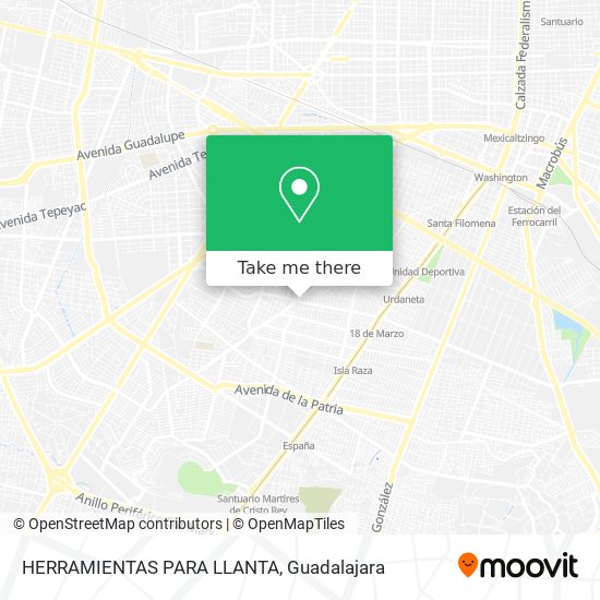 HERRAMIENTAS PARA LLANTA map
