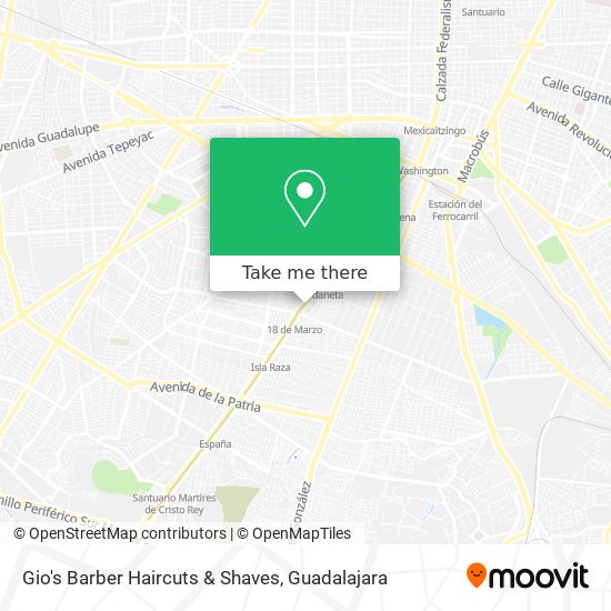 Gio's Barber Haircuts & Shaves map