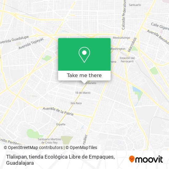 Tlalixpan, tienda Ecológica Libre de Empaques map