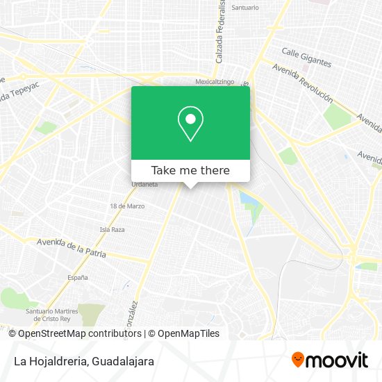 Mapa de La Hojaldreria
