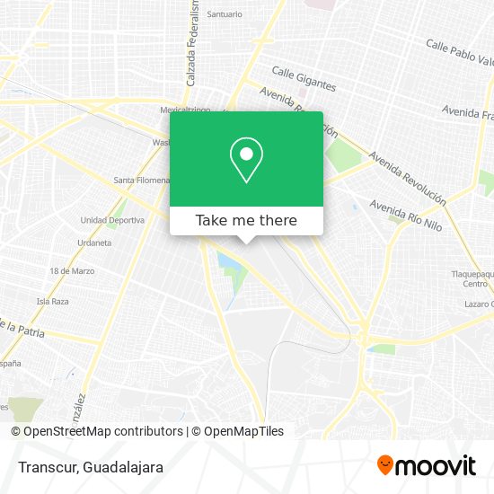 Mapa de Transcur