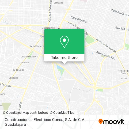 Construcciones Electricas Coesa, S.A. de C.V. map