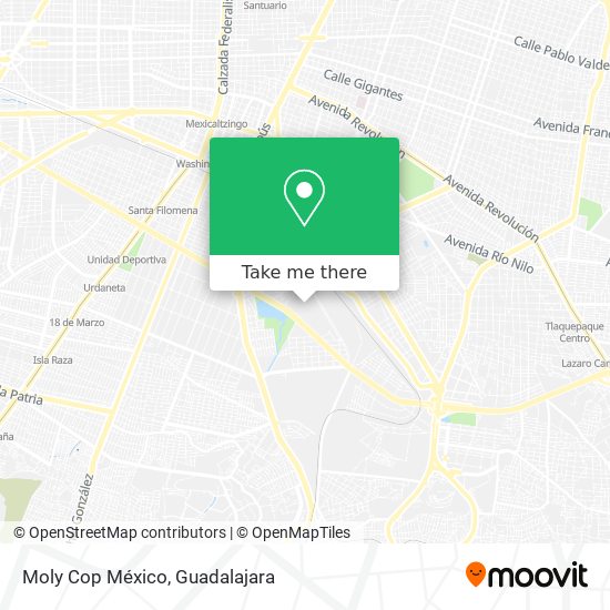 Moly Cop México map