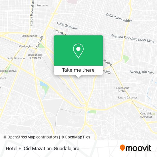 Mapa de Hotel El Cid Mazatlan