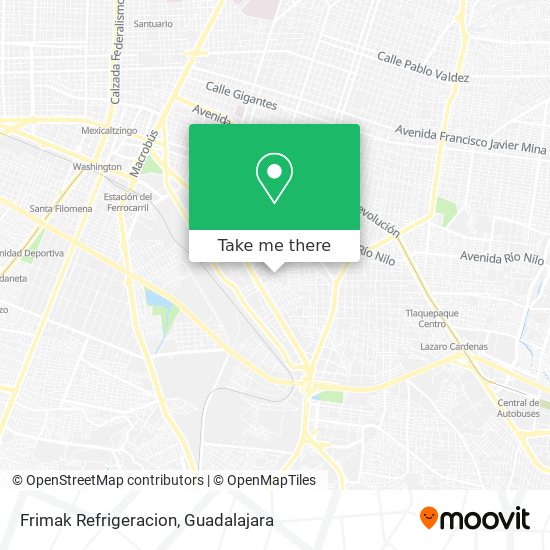 Frimak Refrigeracion map