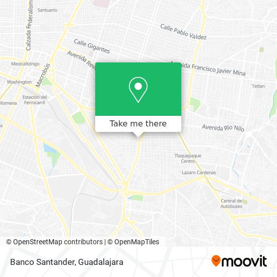 Banco Santander map