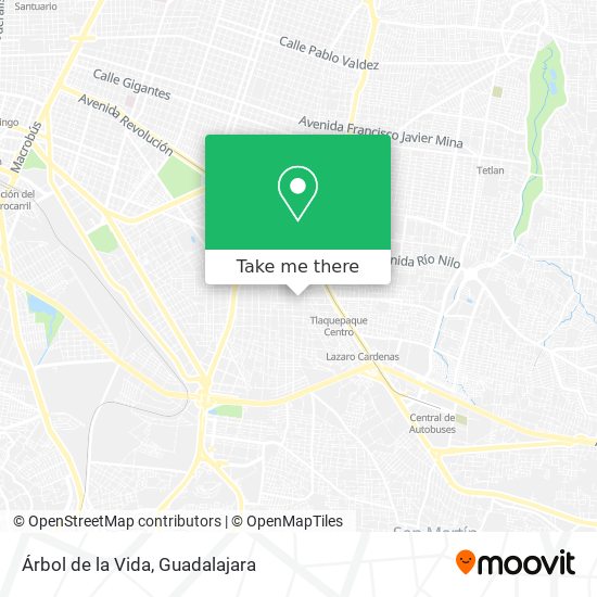 Árbol de la Vida map