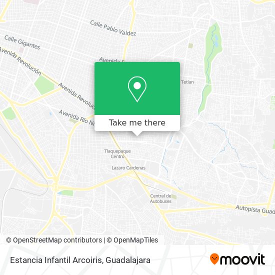 Estancia Infantil Arcoiris map