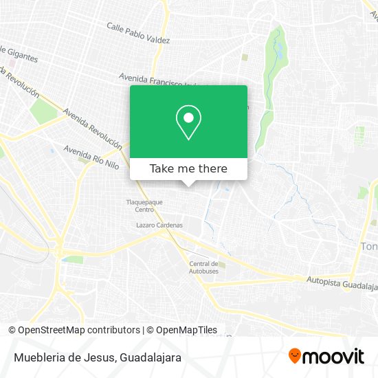Muebleria de Jesus map