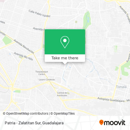 Patria - Zalatitan Sur map