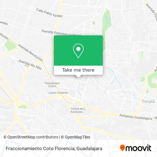 Mapa de Fraccionamiento Coto Florencia