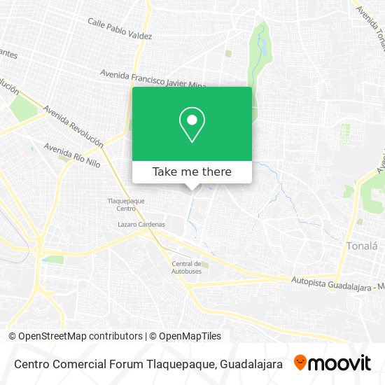 Mapa de Centro Comercial Forum Tlaquepaque