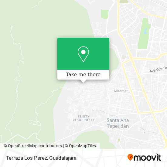 Mapa de Terraza Los Perez