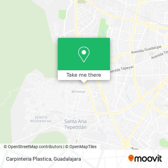 Carpinteria Plastica map