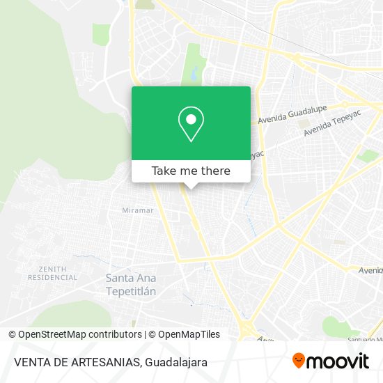 VENTA DE ARTESANIAS map