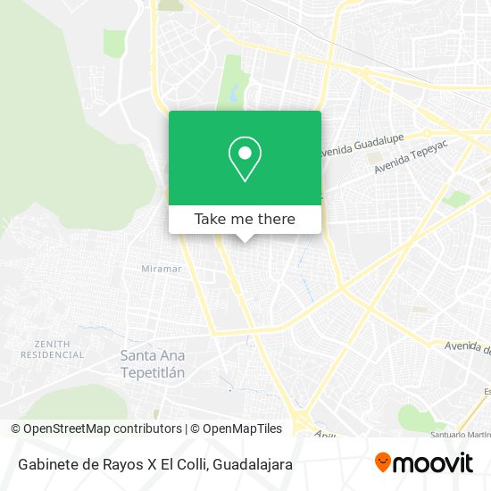 Gabinete de Rayos X El Colli map