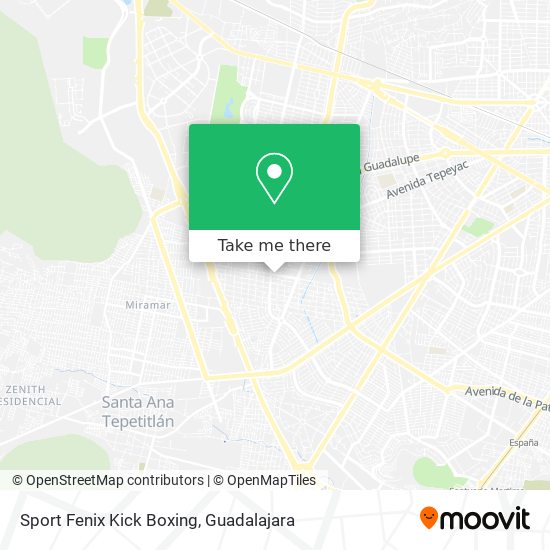 Mapa de Sport Fenix Kick Boxing