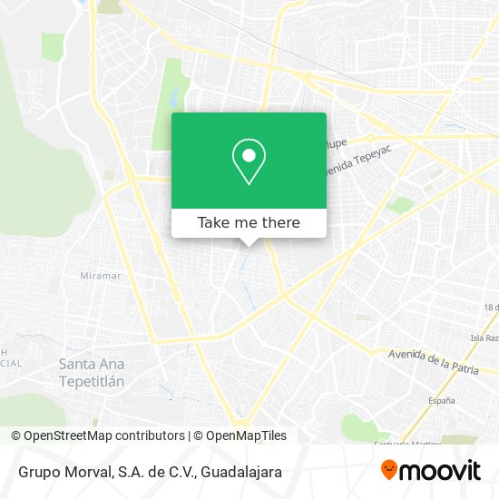 Mapa de Grupo Morval, S.A. de C.V.