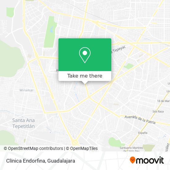 Clínica Endorfina map