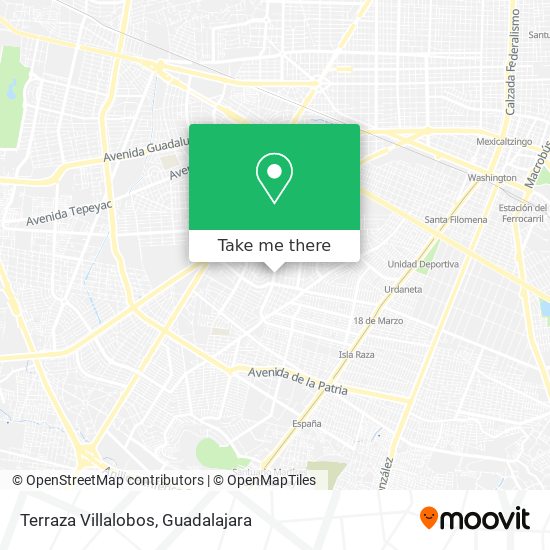 Terraza Villalobos map