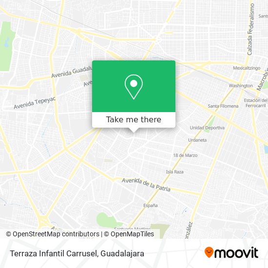 Mapa de Terraza Infantil Carrusel