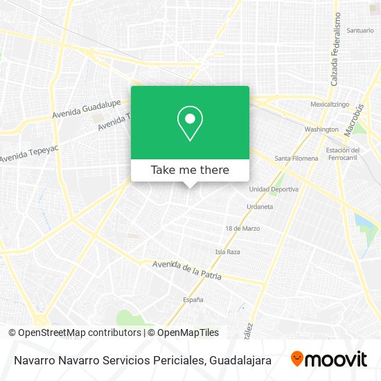 Mapa de Navarro Navarro Servicios Periciales