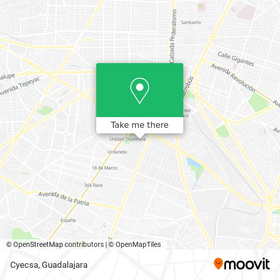 Mapa de Cyecsa