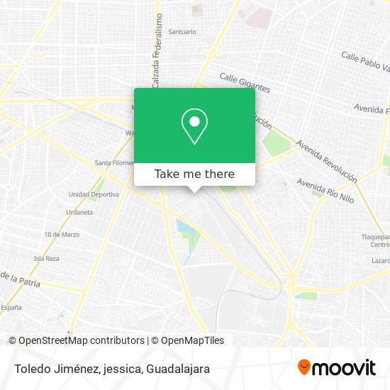 Toledo Jiménez, jessica map