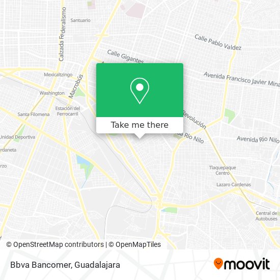 Bbva Bancomer map