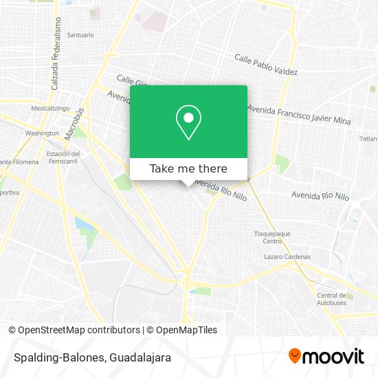 Mapa de Spalding-Balones
