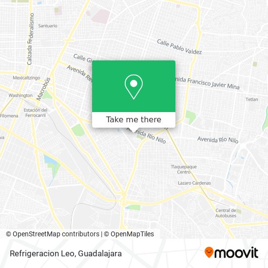 Mapa de Refrigeracion Leo