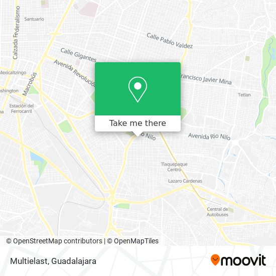 Mapa de Multielast