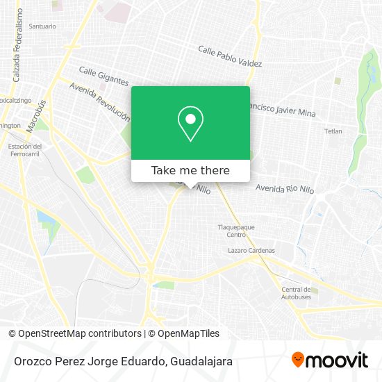 Orozco Perez Jorge Eduardo map