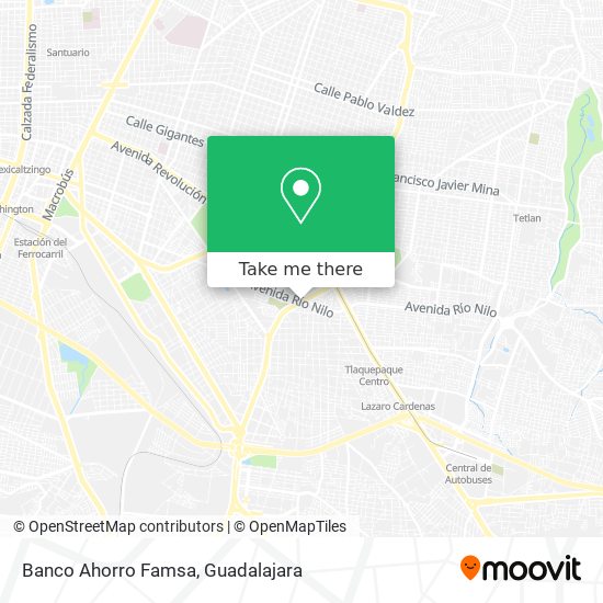 Banco Ahorro Famsa map
