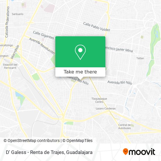 D' Galess - Renta de Trajes map