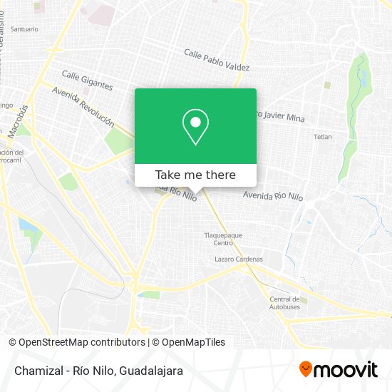 Chamizal - Río Nilo map
