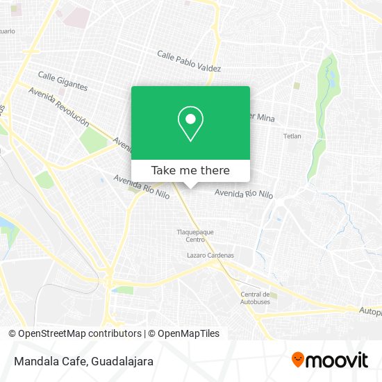 Mapa de Mandala Cafe