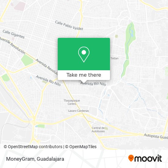 MoneyGram map