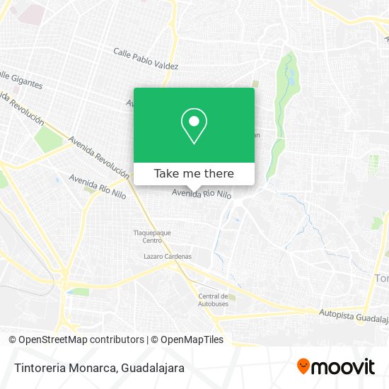Tintoreria Monarca map