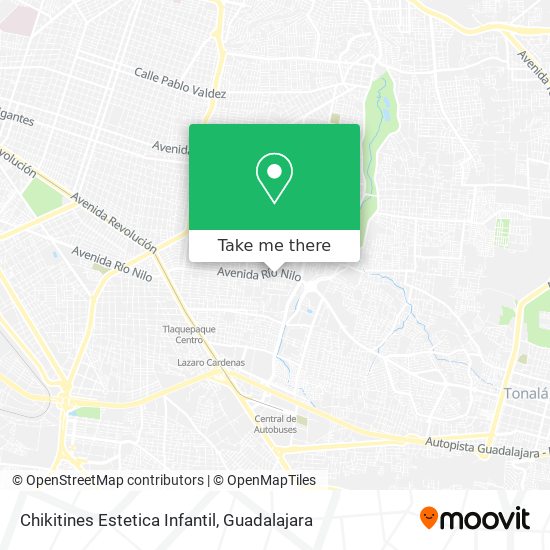 Chikitines Estetica Infantil map