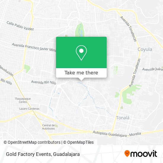 Mapa de Gold Factory Events
