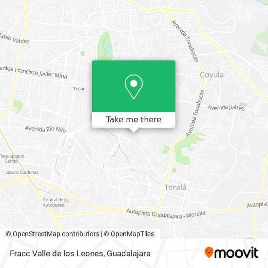Fracc Valle de los Leones map
