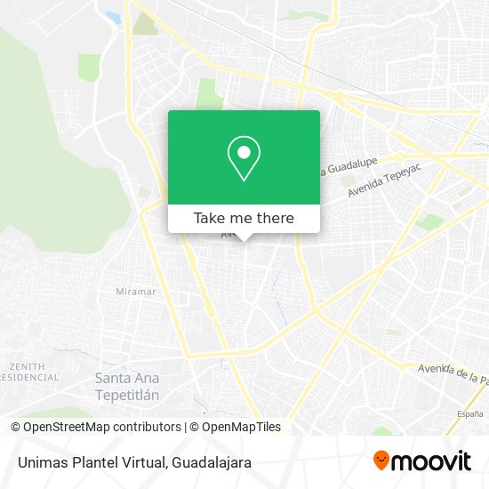 Unimas Plantel Virtual map