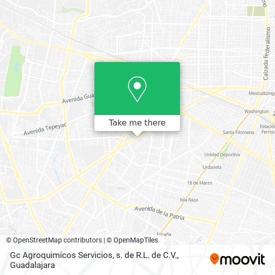 Gc Agroquimicos Servicios, s. de R.L. de C.V. map