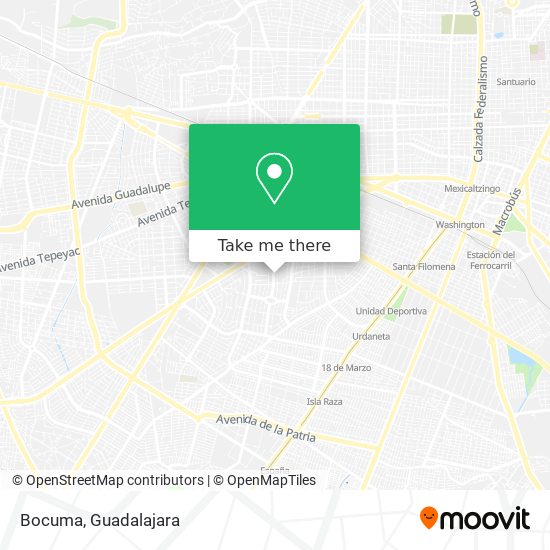 Mapa de Bocuma