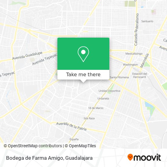 Bodega de Farma Amigo map