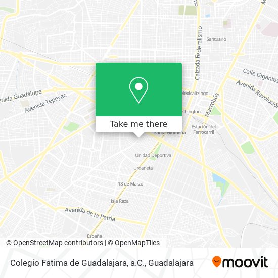 Colegio Fatima de Guadalajara, a.C. map