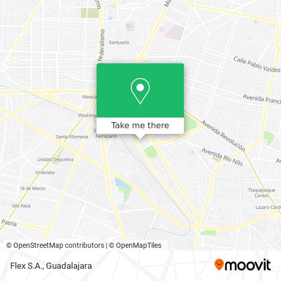Mapa de Flex S.A.